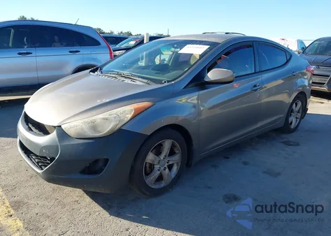 2013 Hyundai Elantra Gls z USA, uszkodzony, nr VIN 5NPDH4AE3DH291162